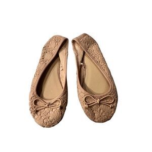 Piper girl’s ballet flats sz 13 girls crochet blush pink